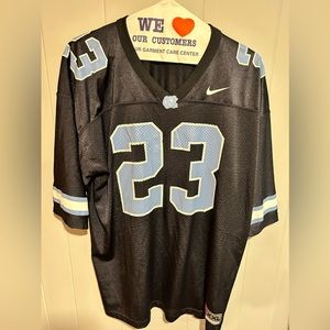 Rare Vintage Nike Black XXL Jordan/NN UNC Tar Heels Football Jersey